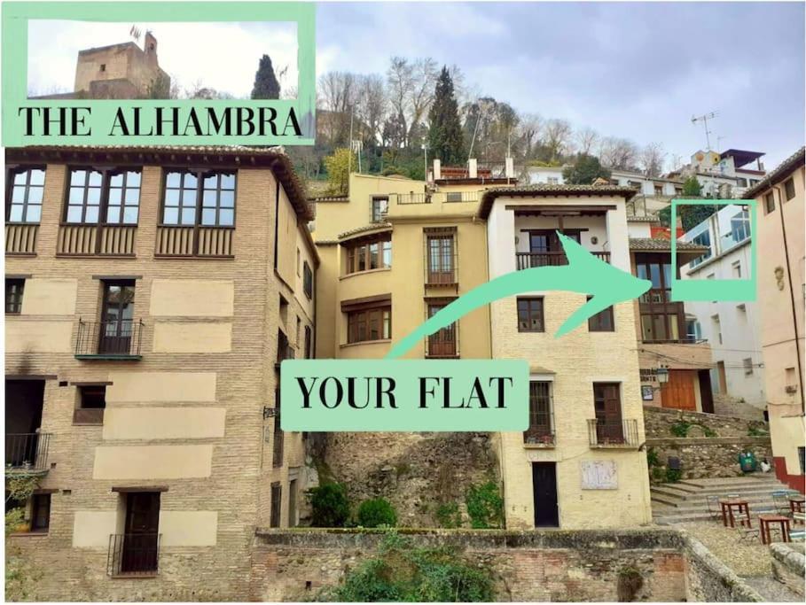 Spacious Loft / Literally At The Foot Of Alhambra Apartman Granada Kültér fotó